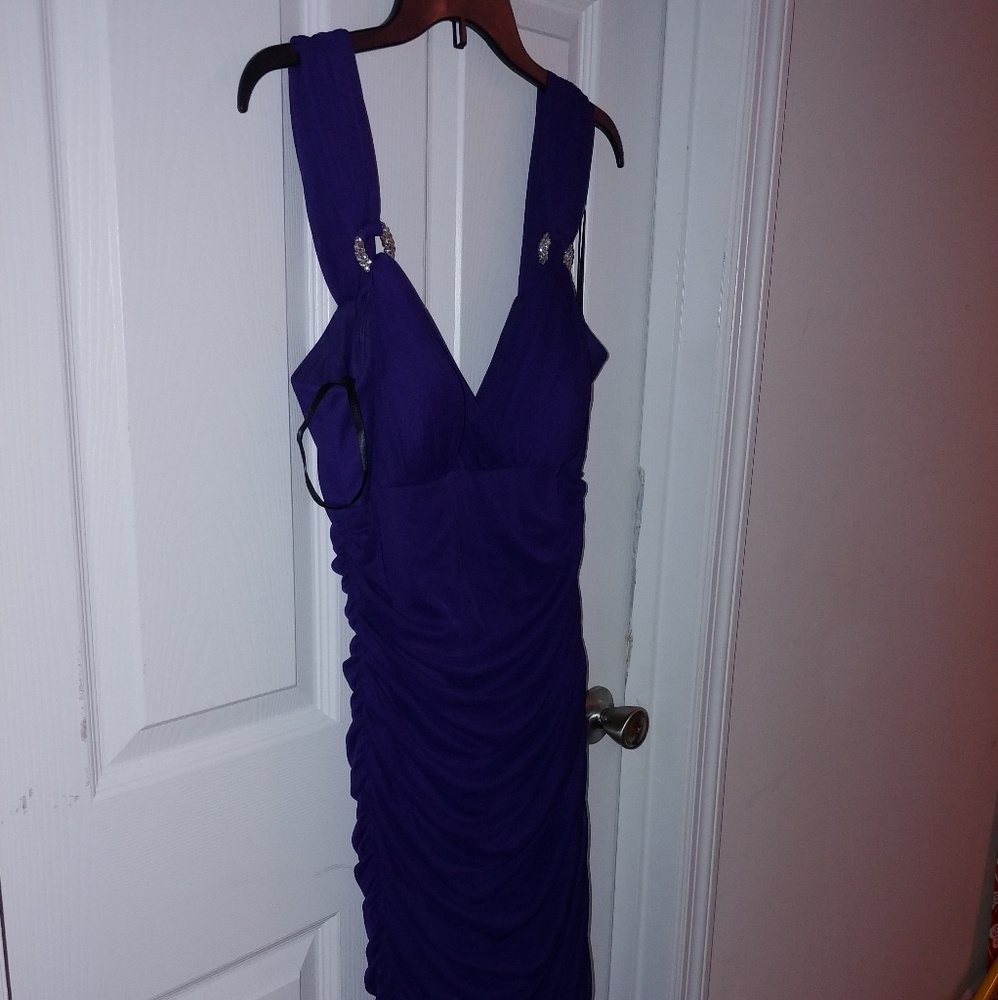 Purple mermaid dress